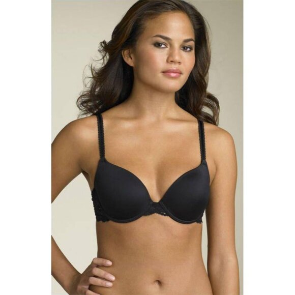 🆕 WACOAL French Garden Seamless Underwire T-Shirt Bra 38DD Black #85340 - Picture 4 of 8